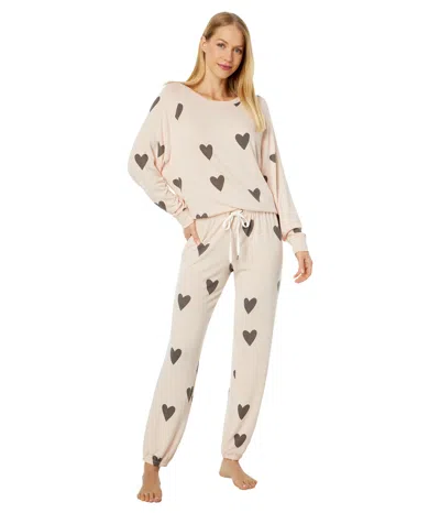 Honeydew Intimates Star Seeker Brushed Jersey Lounge Set - Large In Neutral