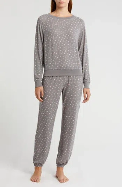 Honeydew Intimates Star Seeker Brushed Jersey Pajamas In Castlerock