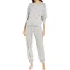 Honeydew Intimates Star Seeker Brushed Jersey Pajamas In Gray