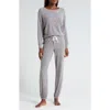 Honeydew Intimates Star Seeker Brushed Jersey Pajamas In Gray