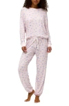Honeydew Intimates Star Seeker Brushed Jersey Pajamas In Pink
