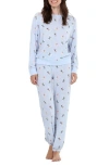 Honeydew Star Seeker Brushed Jersey Pajamas In Leisure Snow Angels