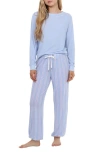 Honeydew Intimates Star Seeker Brushed Jersey Pajamas In Moonstruck Stripe