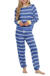 Honeydew Intimates Star Seeker Brushed Jersey Pajamas In Blue