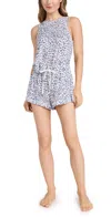 Honeydew Intimates Star Seeker Shortie Set Sweet Cream Animal In Sweet Cream Animal