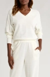 Honeydew Intimates Sundown Cotton Blend Sweatshirt In Ivory