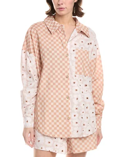 Honeydew Intimates Vacation Mode Lounge Shirt In Brown