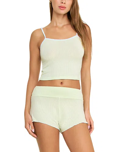 Honeydew Janelle Camisole Short Pajama Set In Yellow