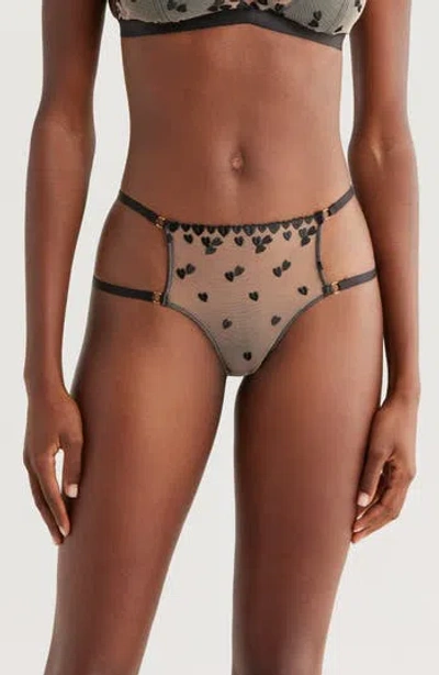 Honeydew Katarina Side Cutout Bikini In Black