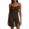 Honeydew Keepsake Lace Chemise In Black