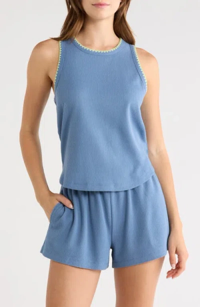 Honeydew Kickback Short Pajamas In Blue