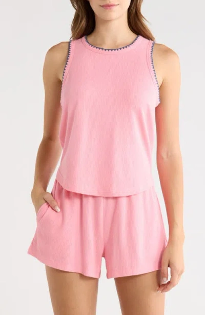 Honeydew Kickback Short Pajamas In Pink