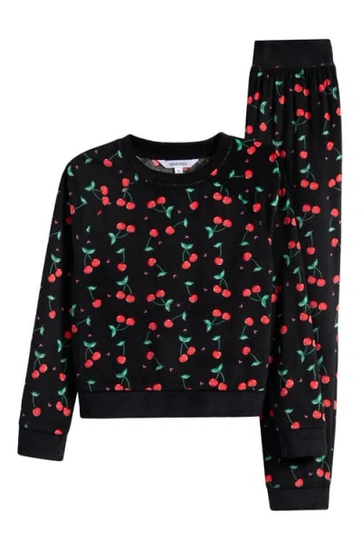 Honeydew Kids' Tween Star Seeker Pajamas In Black Cherries