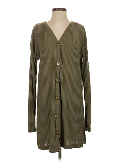 Pre-owned Honeydew Kimono In Green