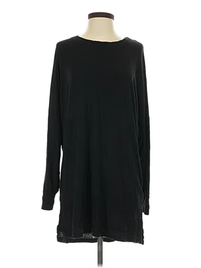Pre-owned Honeydew Long Sleeve Top Black Crew Neck Tops