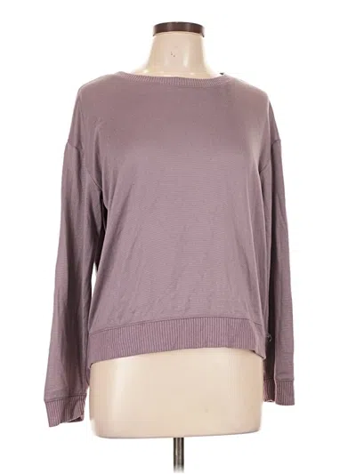 Pre-owned Honeydew Long Sleeve Top Purple Boatneck Tops