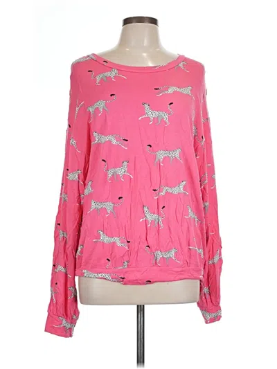 Pre-owned Honeydew Long Sleeve T-shirt In Pink