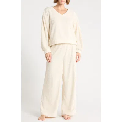 Honeydew Lounge Day Bouclé Pajamas In Neutral