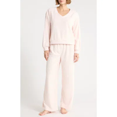 Honeydew Lounge Day Bouclé Pajamas In Neutral
