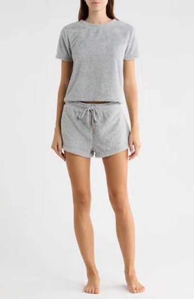 Honeydew Lounge Day Tee & Shorts Pajama Set In Gray