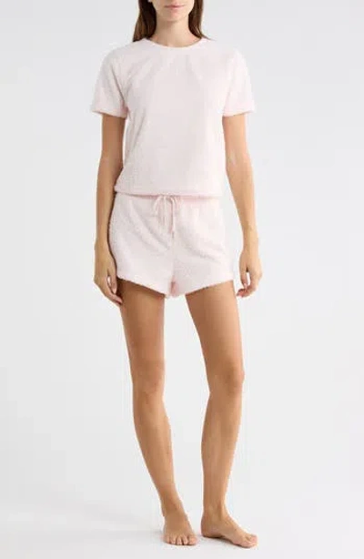 Honeydew Lounge Day Tee & Shorts Pajama Set In Pink