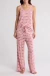 Honeydew Lounge Life Tank & Pants Pajamas In Sprite Aztec
