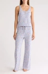 Honeydew Lounge Life Tank & Pants Pajamas In Stormy Floral