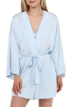 Honeydew Love Story Stretch Satin Robe In Honeymoon