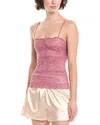 Honeydew Margo Lace Cami In Pink