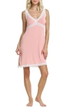 Honeydew Mellow Out Lace Trim Chemise In Animal Print