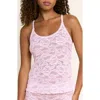 Honeydew Natalya Lace Camisole In Pink