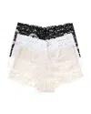 Honeydew Natalya Thong, 3 Pack In Black/white/seltzer