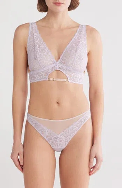 Honeydew Nicolette Lace Bralette & Thong Set In Illusion