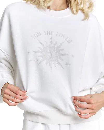 Honeydew No Plans Sweatshirt In White