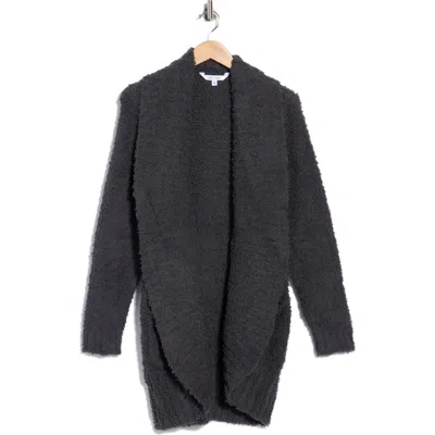 Honeydew Open Front Knit Cardigan In Charcoal