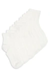 Honeydew Prime Rib Quarter 6-pack Socks In White