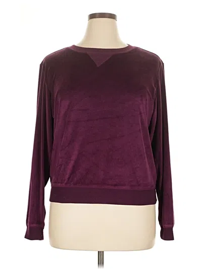 Pre-owned Honeydew Pullover Sweater In Burgundy
