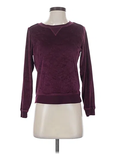Pre-owned Honeydew Pullover Sweater In Burgundy