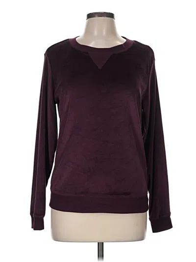 Pre-owned Honeydew Pullover Sweater In Burgundy