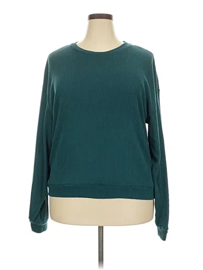 Pre-owned Honeydew Pullover Sweater In Teal
