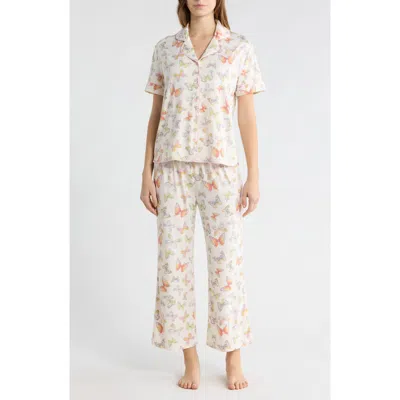 Honeydew Quiet Night Crop Pajamas In Multi