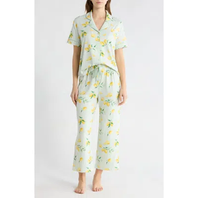Honeydew Quiet Night Crop Pajamas In Multi