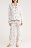 Honeydew Quiet Night Long Sleeve Button-up Top & Pants Pajamas In Multi
