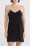 Honeydew Revival Rib Chemise In Black