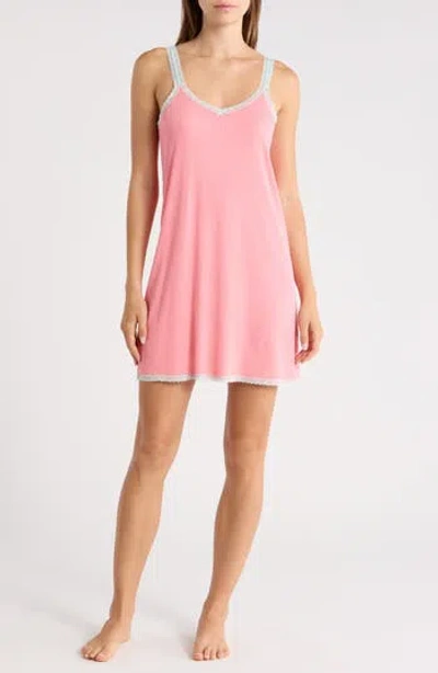 Honeydew Revival Rib Chemise In Pink