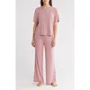 Honeydew Revival Rib Pajamas In Mauve
