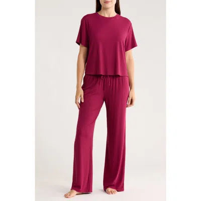 Honeydew Revival Rib Pajamas In Pink