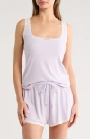 Honeydew Revival Rib Short Pajamas In Purple