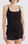 Honeydew Revival Rib Short Pajamas In Black