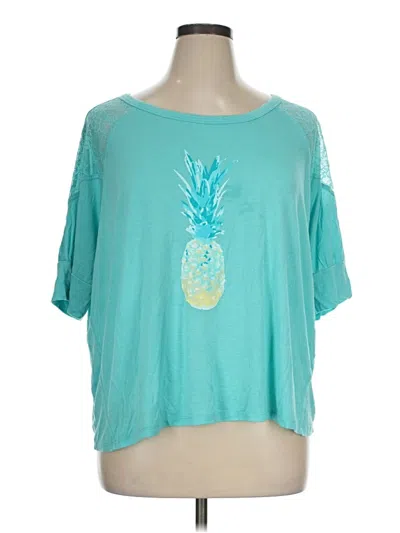 Pre-owned Honeydew Short Sleeve T-shirt In Teal